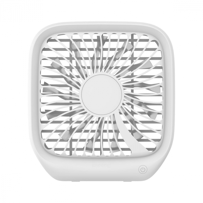 Ventilator pliabil tetiera autovehicul BASEUS Foldable USB 3.6W 5V / 1A 3 viteze (alb) CXZD-02 [2]