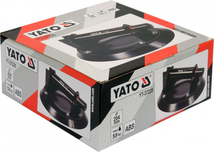 Ventuza pentru sticla cu pompa de vid 204mm max 58kg YATO ABS [3]