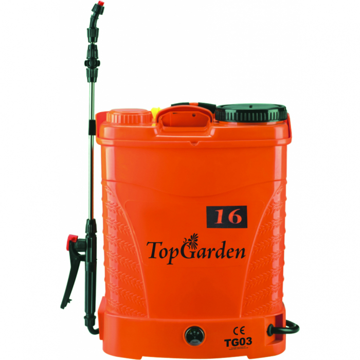 Vermorel cu acumulator 12V/8Ah 16L TopGarden [2]