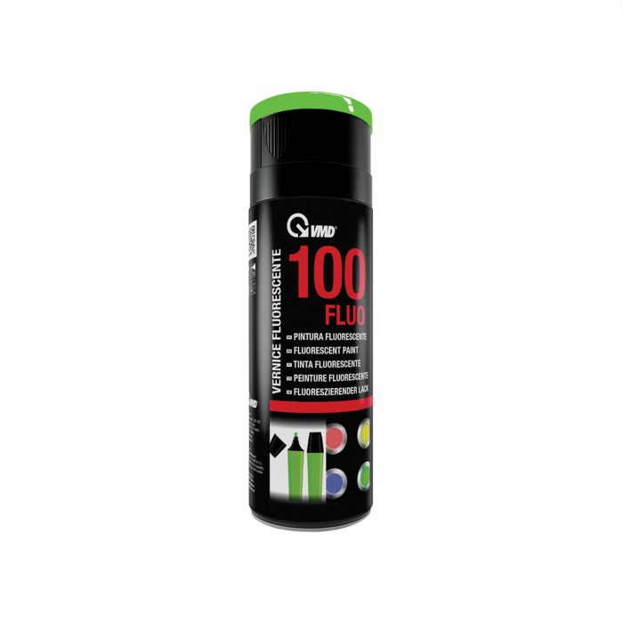 Vopsea spray fluorescenta - 400 ml - verde - vmd italy