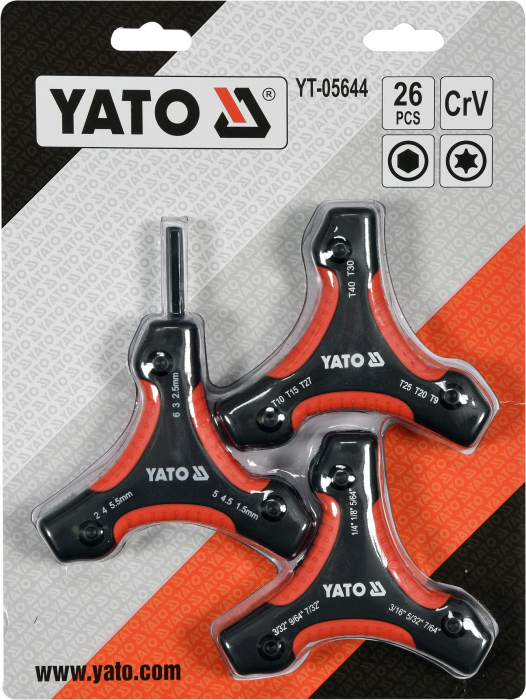 Set imbus si torx YATO, profesional, 26 piese [4]