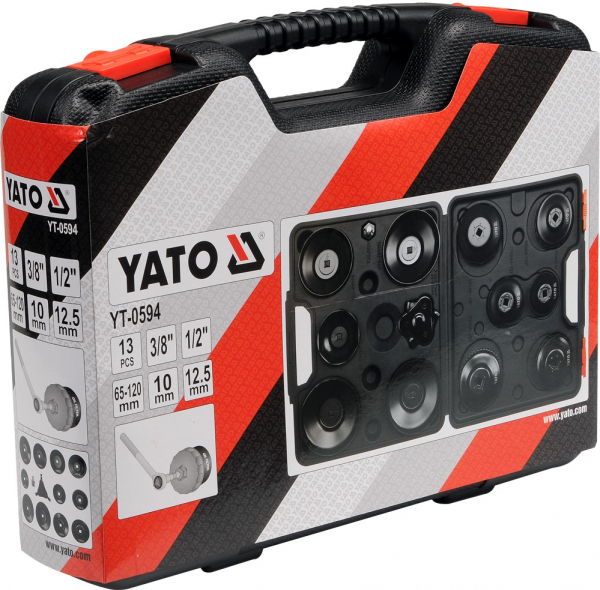 Set chei tubulare Yato, pentru filtru ulei, 13 buc [2]