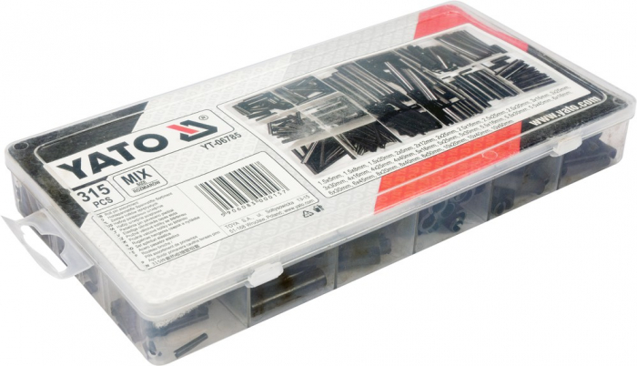 Set YATO, stift elastic crestat, 315 buc [3]