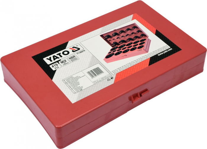 Set YATO, O-ring din Cauciuc, 3 - 50mm, 419 buc [4]