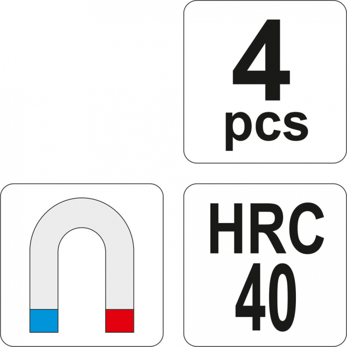 Mini set YATO pentru extras garnituri 4buc [3]
