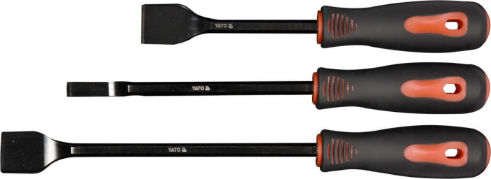 Set raclete cu maner pentru garnituri YATO CrV 3buc [2]