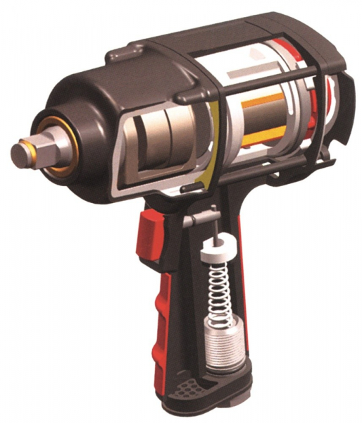 Pistol pneumatic de impact YATO, 1/2", 1356Nm [2]