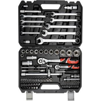 Pachet YATO, Trusa chei tubulare, 82buc, CrV + Lampa cu led, fara cablu, magnetica, 7.2V, 800mAh [2]