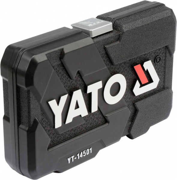 Trusa chei tubulare si biti YATO, 1/4", Cr-V, 56 piese [4]