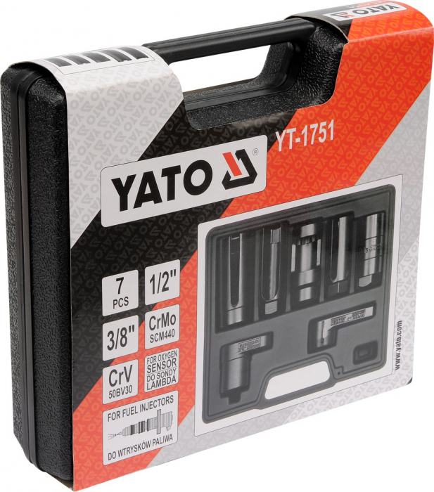Set chei tubulare pentru injectoare YATO 7pcs [2]