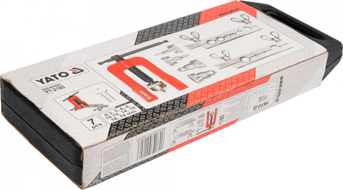 Set YATO, Dispozitiv de Bercuit Tevi, 3 - 19mm, 7 buc [3]