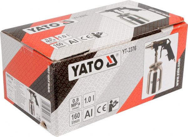 Pistol pentru sablat YATO, rezervor metalic, 1l, 6.3mm [5]