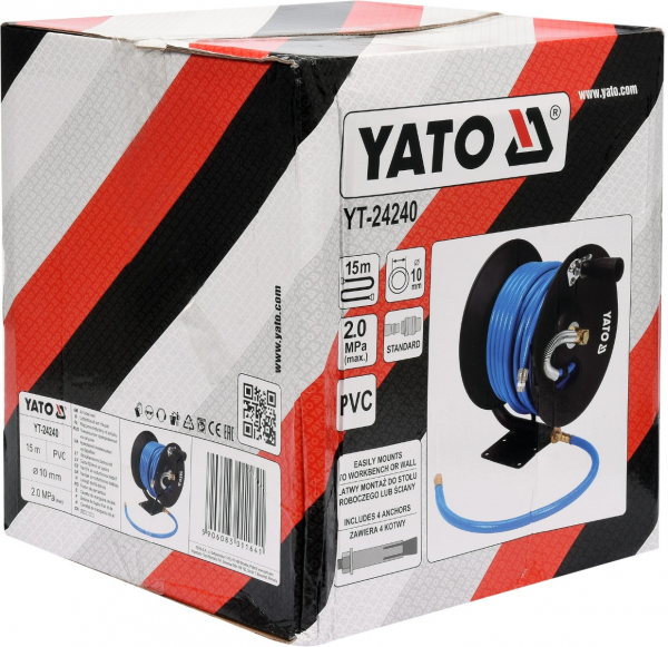 Furtun de aer comprimat YATO, 10mm, 15m, 20bar [3]