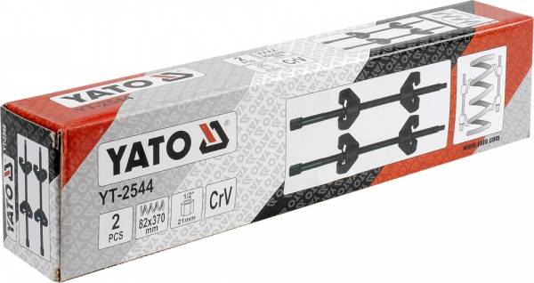 Presa pentru arcuri YATO, 2 buc, 82x370mm, Cr-V [2]