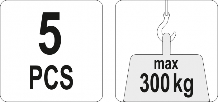 Role YATO pentru transportul mobilierului - 300 kg [4]