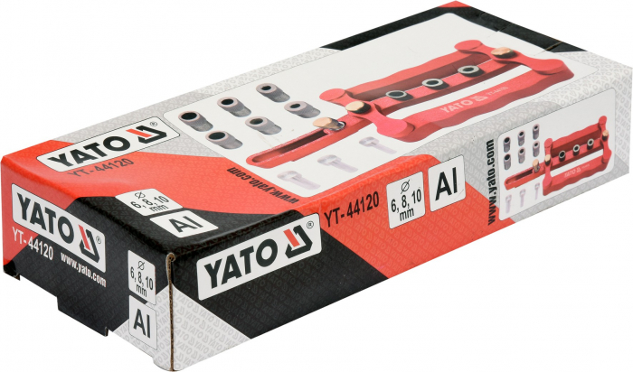 Sablon Pentru Dibluri Lemn YATO, Aluminiu, 6 - 10mm [4]