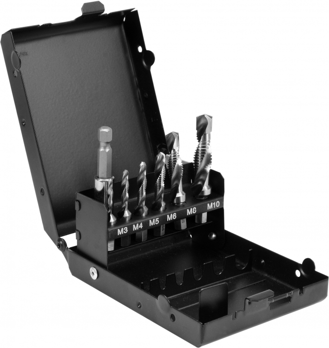 Set Burghie Tarod YATO, HSS, 3 - 10 mm, 7 buc [3]