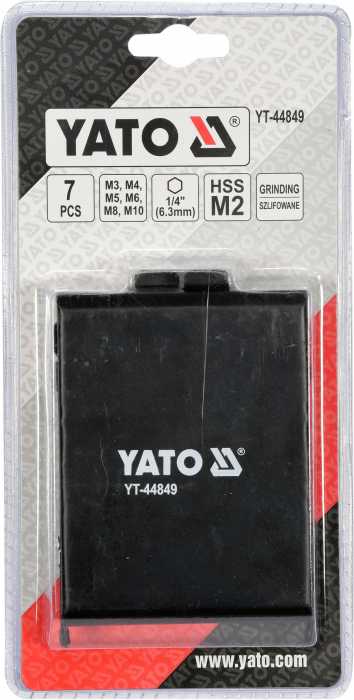 Set Burghie Tarod YATO, HSS, 3 - 10 mm, 7 buc [4]