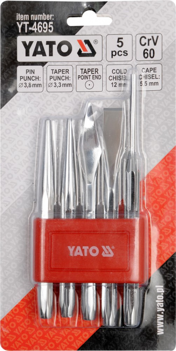 Set YATO, dalti si punctatori ,CrV, 5buc [2]