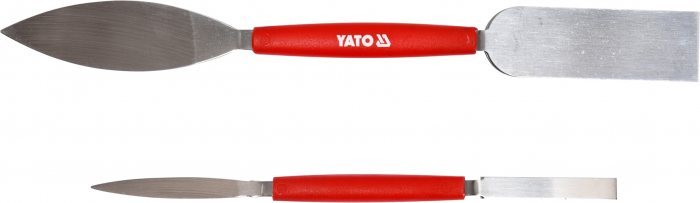 Set spatule yato, pentru stucco, inox, 2buc