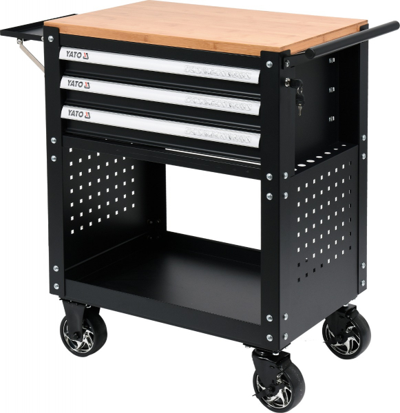 Pachet YATO, Banc de Lucru profesional, 3 sertare, Echipat 162 piese + Lampa cu magnet, reincarcabila, 37led, 85lm [5]