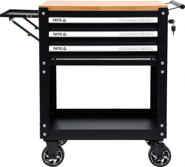 Banc de lucru profesional YATO, 3 sertare, Echipat 162 piese [2]