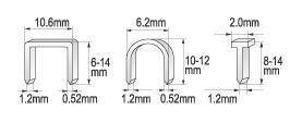 Capsator tapiterie YATO, 3 in 1, 6 - 14mm [2]