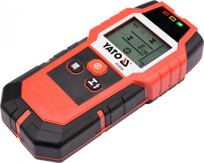 Detector digital pentru profile si cabluri electrice YATO cu led [2]