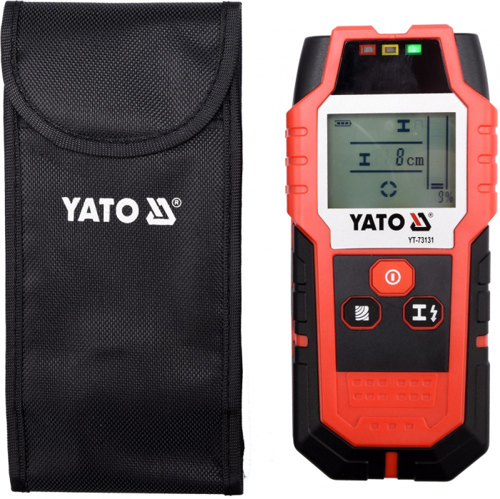Detector digital pentru profile si cabluri electrice YATO cu led [5]