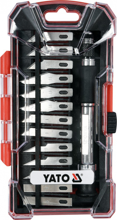Set Cutite de Precizie YATO, Pentru Prelucrare Lemn, 14 buc [3]