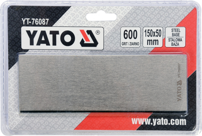 Piatra diamantata pentru ascutit YATO 150x50x4mm P600 [3]