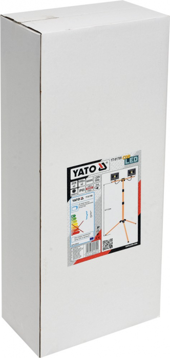 Reflector led YATO, cu trepied, 2x20W, 6000K, IP65, 20000h [3]
