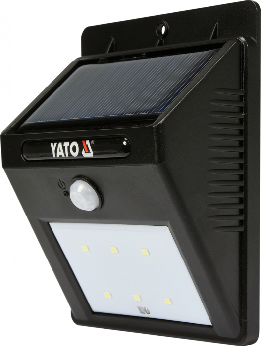 Lampa solara de perete YATO cu senzor miscare 6 LED SMD 120lm [2]