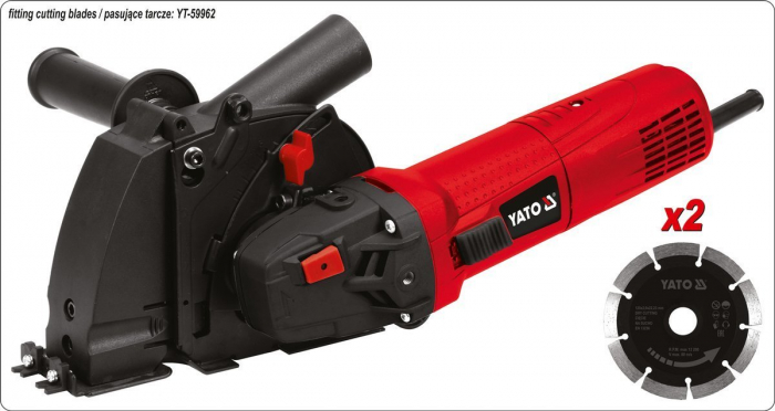 Masina taiat caneluri YATO, 1700W, 125mm [4]