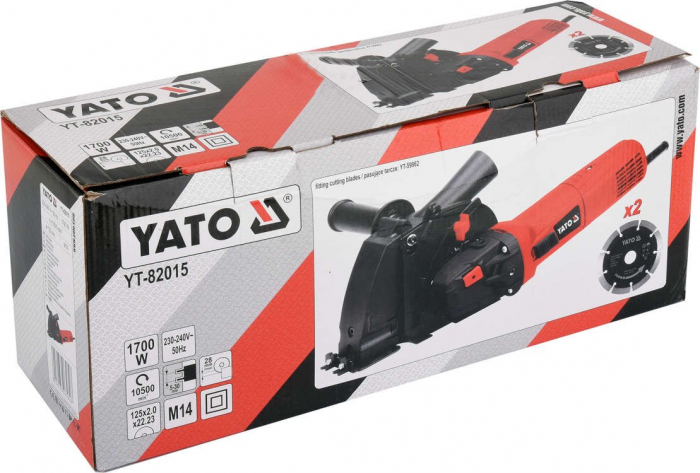 Masina taiat caneluri YATO, 1700W, 125mm [5]
