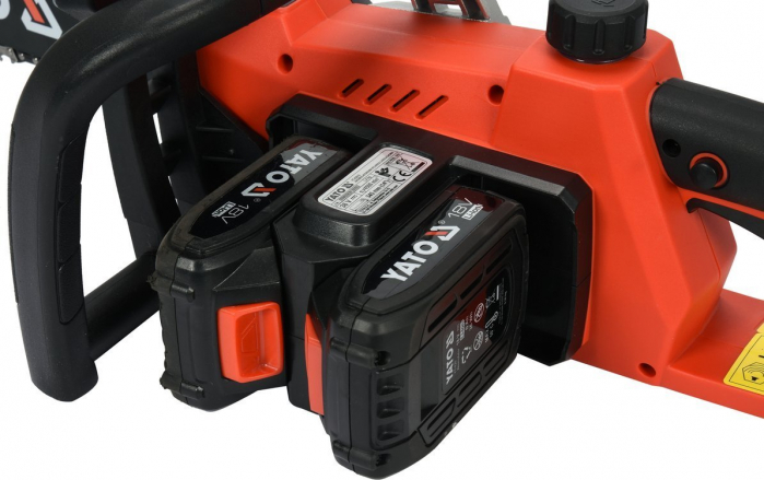 Fierastrau electric (drujba) cu acumulator YATO 2X18V 2X2Ah Li-Ion lama 35cm [4]