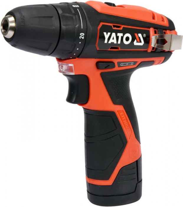 Autofiletanta cu acumulator YATO 30 Nm 12V Li-Ion 2 Ah 0.8 - 10 mm [2]