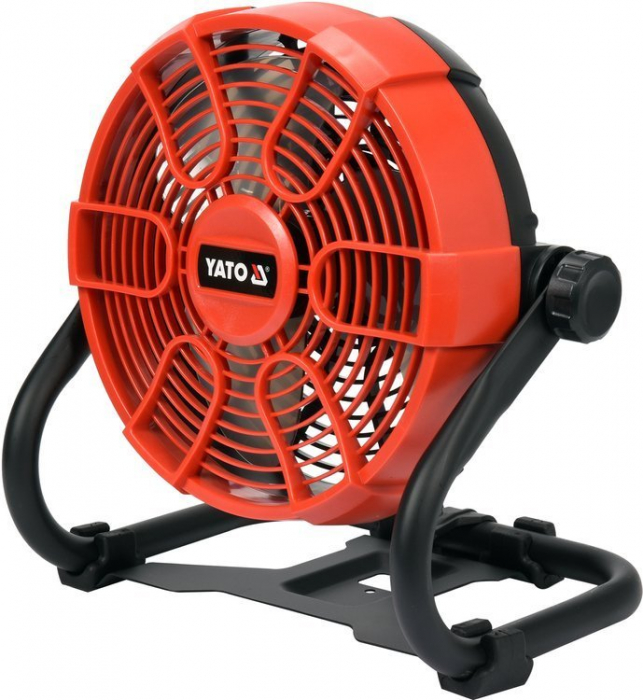Ventilator hibrid YATO 18V/240V 230mm unghi 0 - 360 ° 1700 - 2600 rpm (Fara acumulator si incarcator) [2]