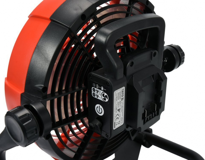 Ventilator hibrid YATO 18V/240V 230mm unghi 0 - 360 ° 1700 - 2600 rpm (Fara acumulator si incarcator) [6]