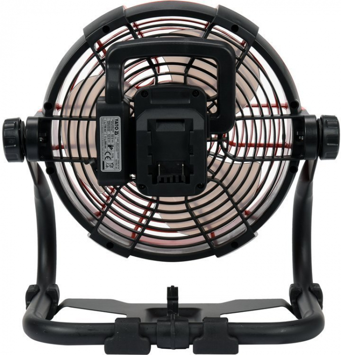 Ventilator hibrid YATO 18V/240V 230mm unghi 0 - 360 ° 1700 - 2600 rpm (Fara acumulator si incarcator) [8]
