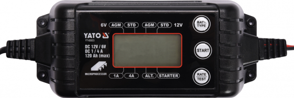 Pachet YATO, Trusa scule profesionala, 216buc + Redresor digital, 6/12V, 1/4A, max 120Ah [6]