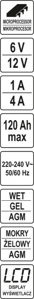 Pachet YATO, Trusa scule profesionala, 216buc + Redresor digital, 6/12V, 1/4A, max 120Ah [9]