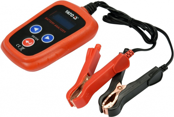 Tester electronic acumulatori YATO LCD 12V 200 - 1200 A [3]