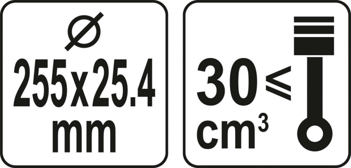 Disc lama motocoasa YATO 255x25.4 mm 30cm3 40 dinti [3]
