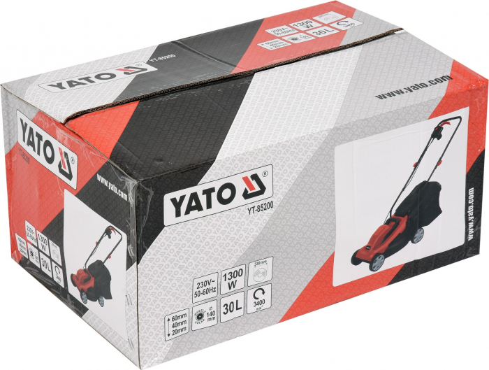 Masina de tuns iarba YATO, electrica, 1300W, diametru taiere 330mm, 30L [5]
