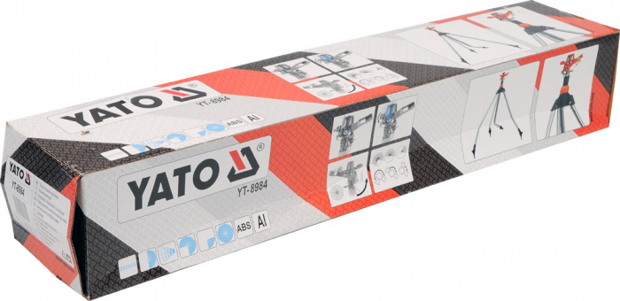 Aspersor cu trepied YATO, Cu impuls, ABS, Aluminiu, 6 functii, 1/2 [5]