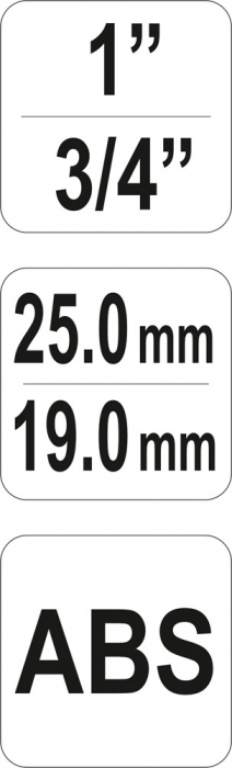 Racord tip Y YATO pentru robinet 1 si 3/4 Inch ABS [3]