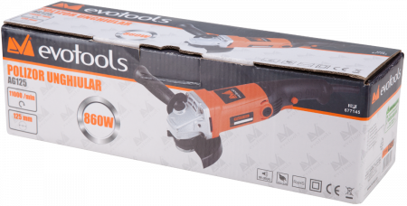 Polizor unghiular AG 125 EPTO 860W 125mm 11000rpm EVOTOOLS [3]