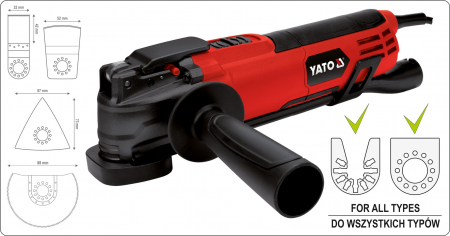 Unealta multifunctionala oscilanta YATO 500W viteza reglabila [6]