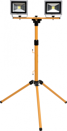 Materiale Electrice si Electronice - Reflector led YATO, cu trepied, 2x20W, 6000K, IP65, 20000h